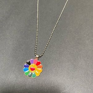 Inspired murakami necklace